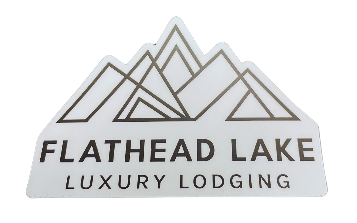 Flathead Lake Luxury Lodging Sticker