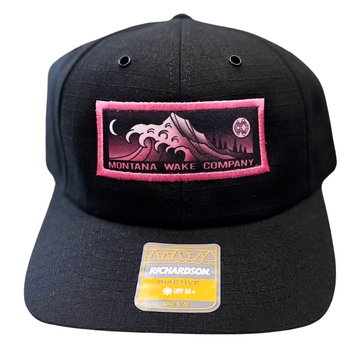 Montana Wake Pink Wave Patch Hat