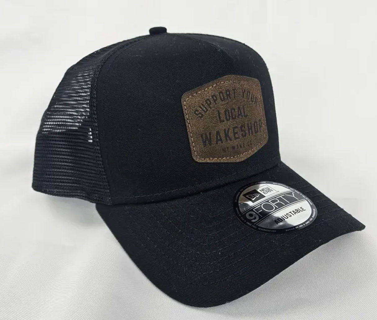 Montana Wake Co. Support Your Local Wake Shop Leather Patch Hat