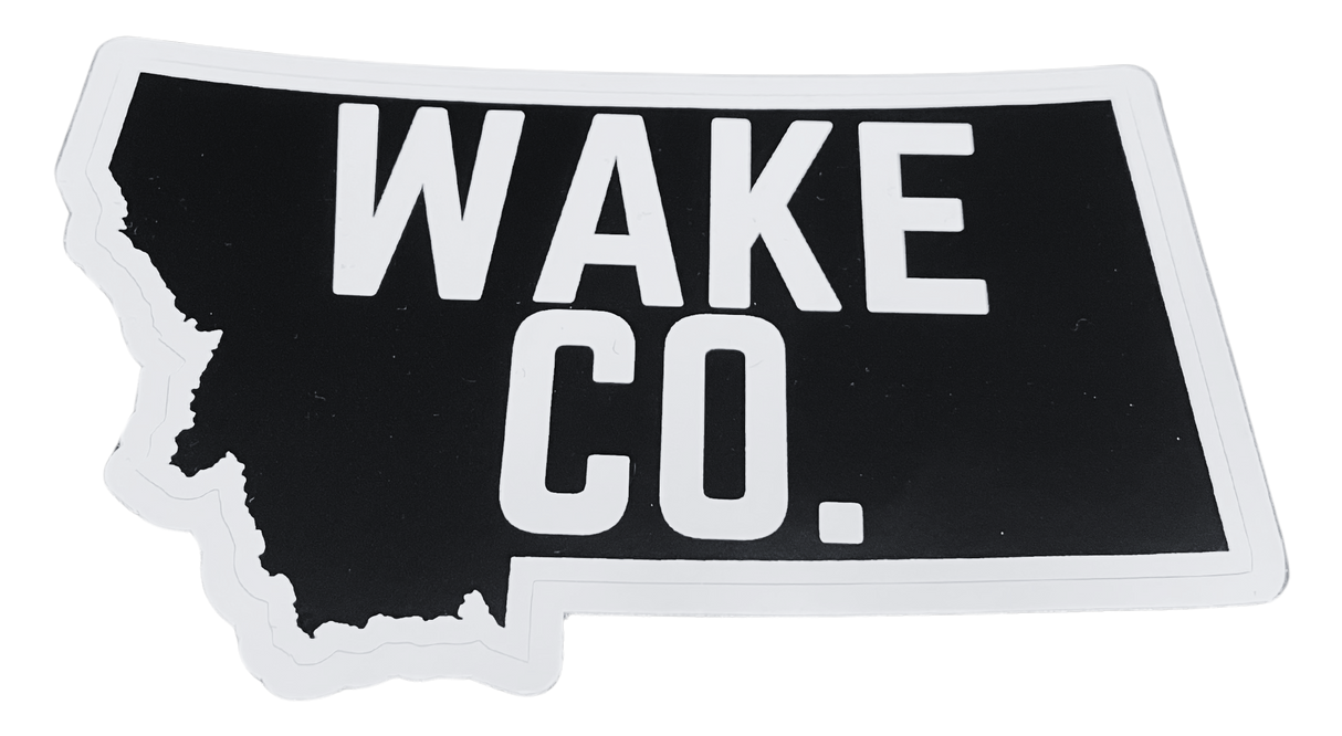 Montana Wake Co. State Sticker